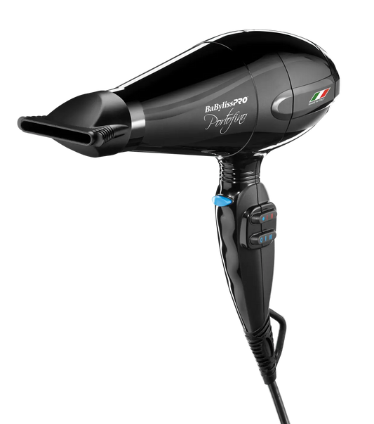 BABYLISSPRO NANO TITANIUM ITALIAN PORTOFINO HAIR DRYER - PROFESSIONAL 2000 WATT BLOW DRYER BaBylissPRO