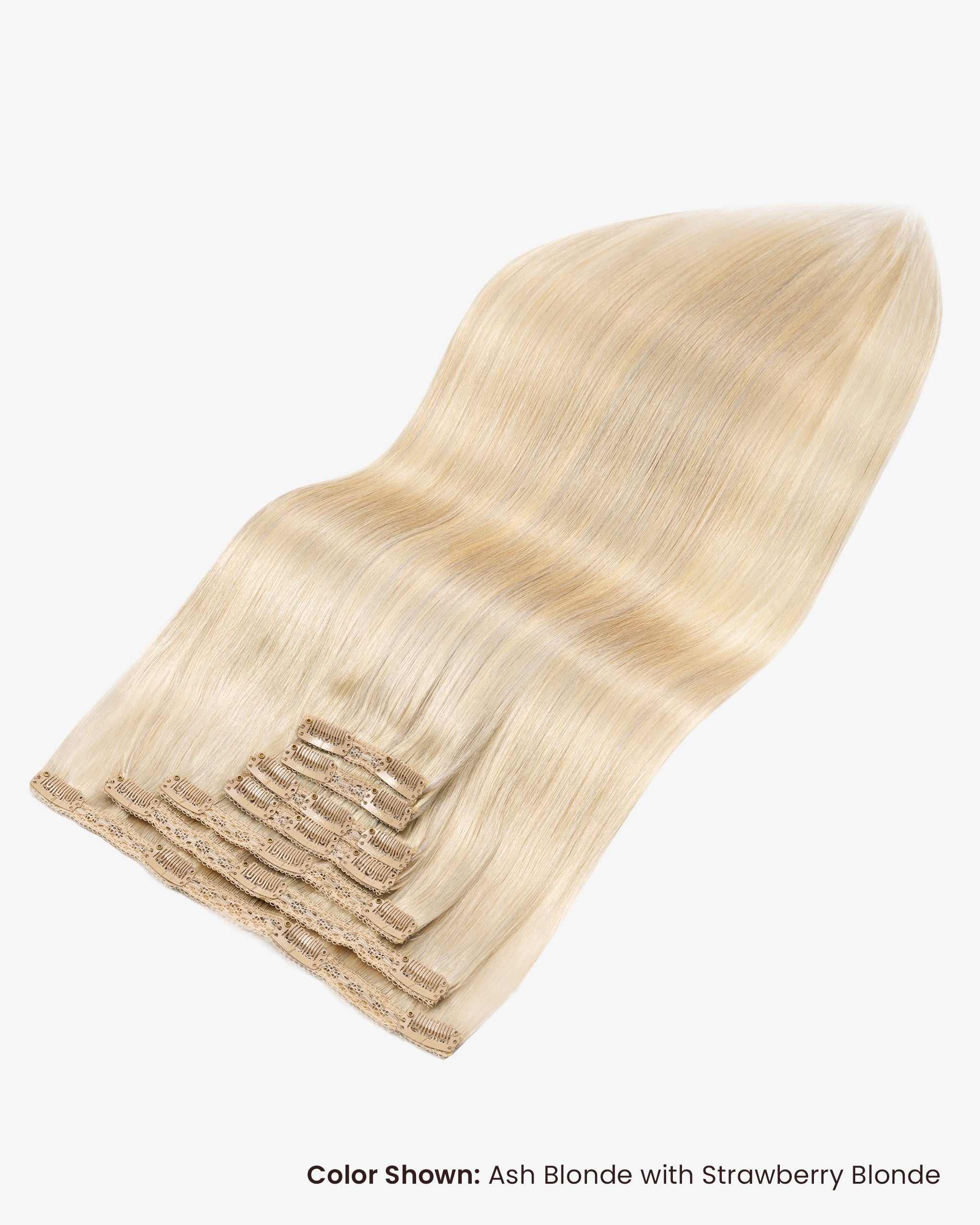 Clip-In Hair Extensions Platinum Blonde #613