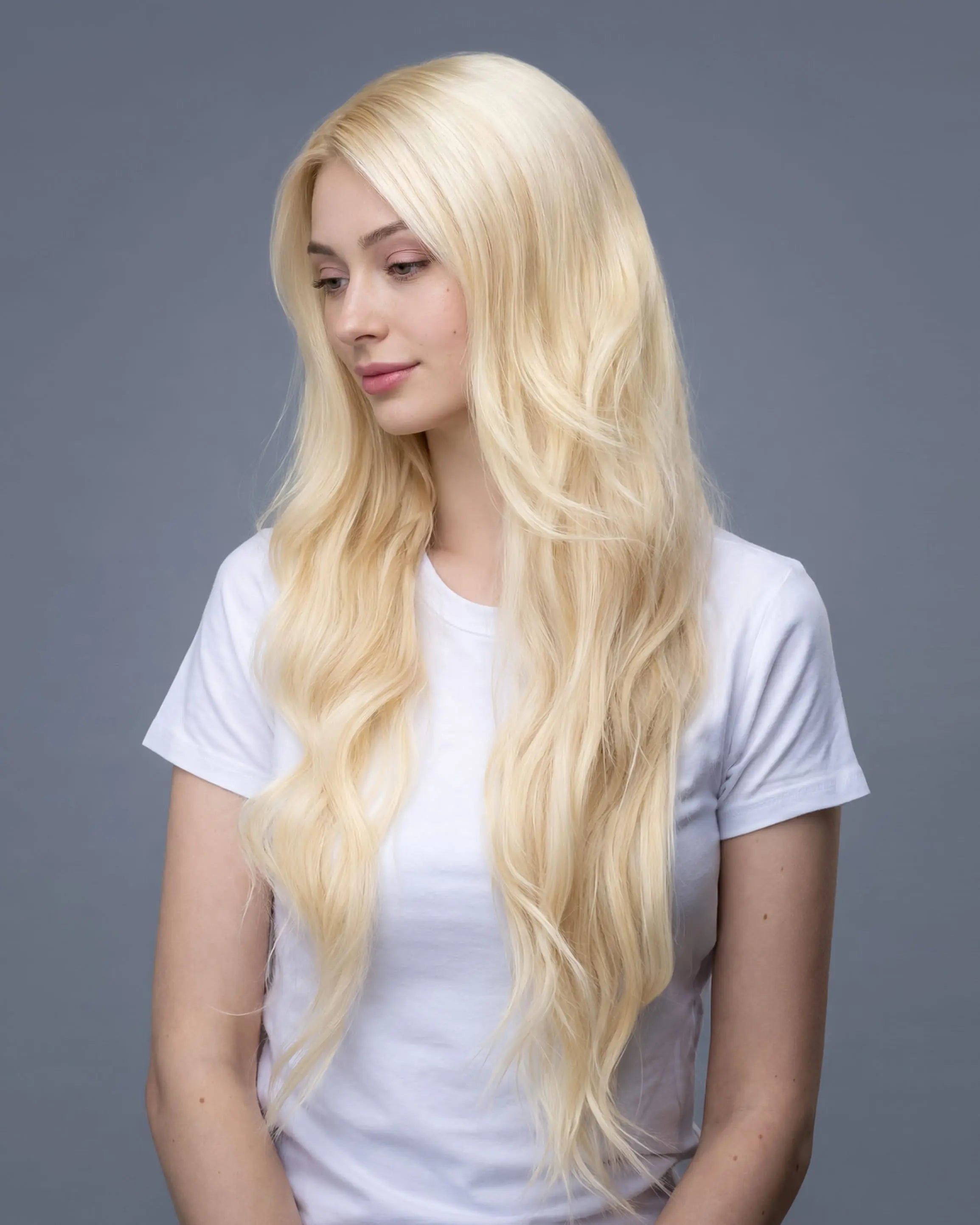 Tape-In Hair Extensions Platinum Blonde #613 