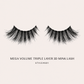 Diamond Mega Volume 3D Faux Mink Lashes  Style #601 – Wispy, Fluttery, Reusable, Dramatic Full Volume
