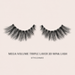 Diamond Mega Volume 3D Faux Mink Lashes  Style #602 – Wispy, Fluttery, Reusable, Dramatic Full Volume