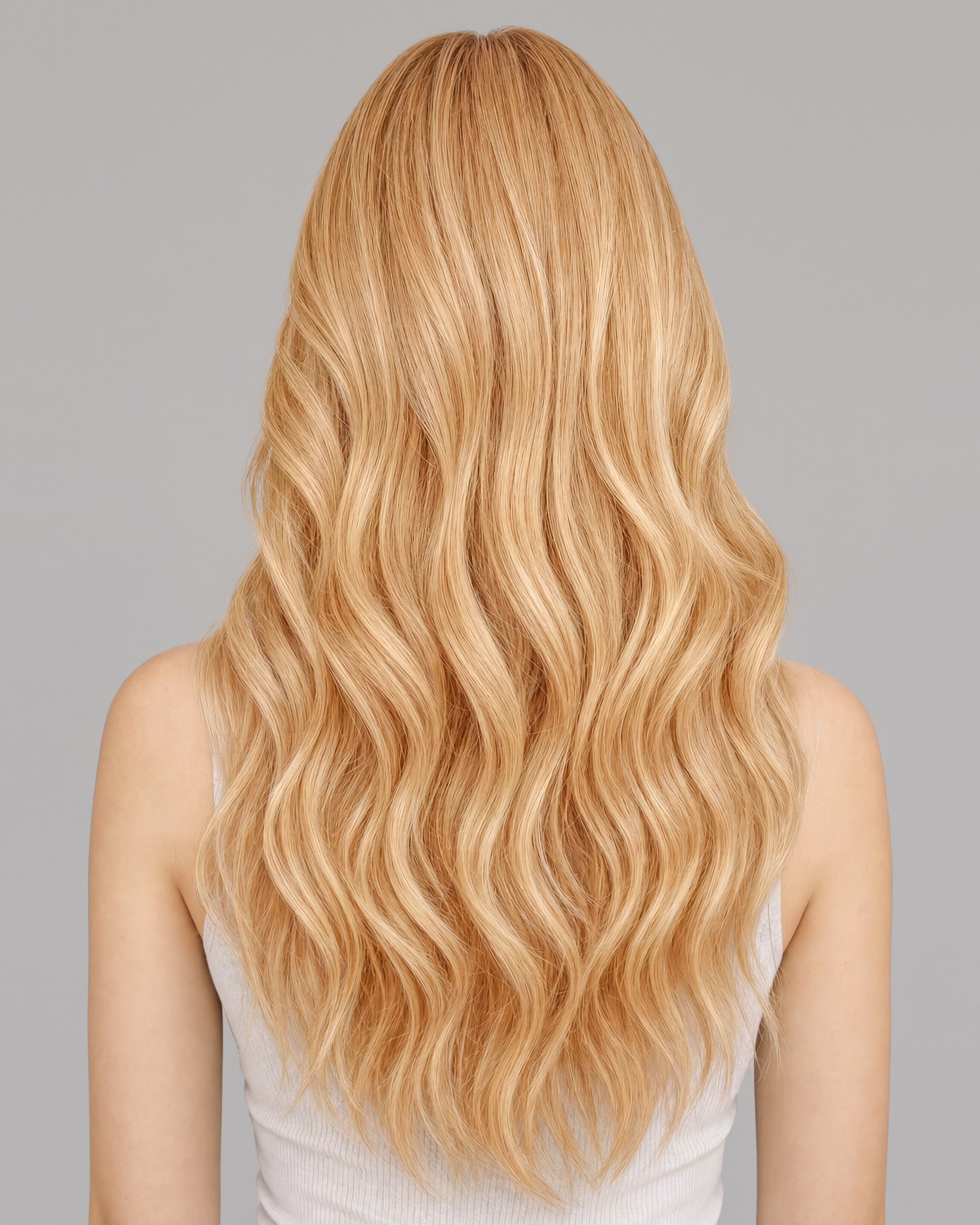 Diamond Weft Hair Extensions Light Strawberry Blonde #12