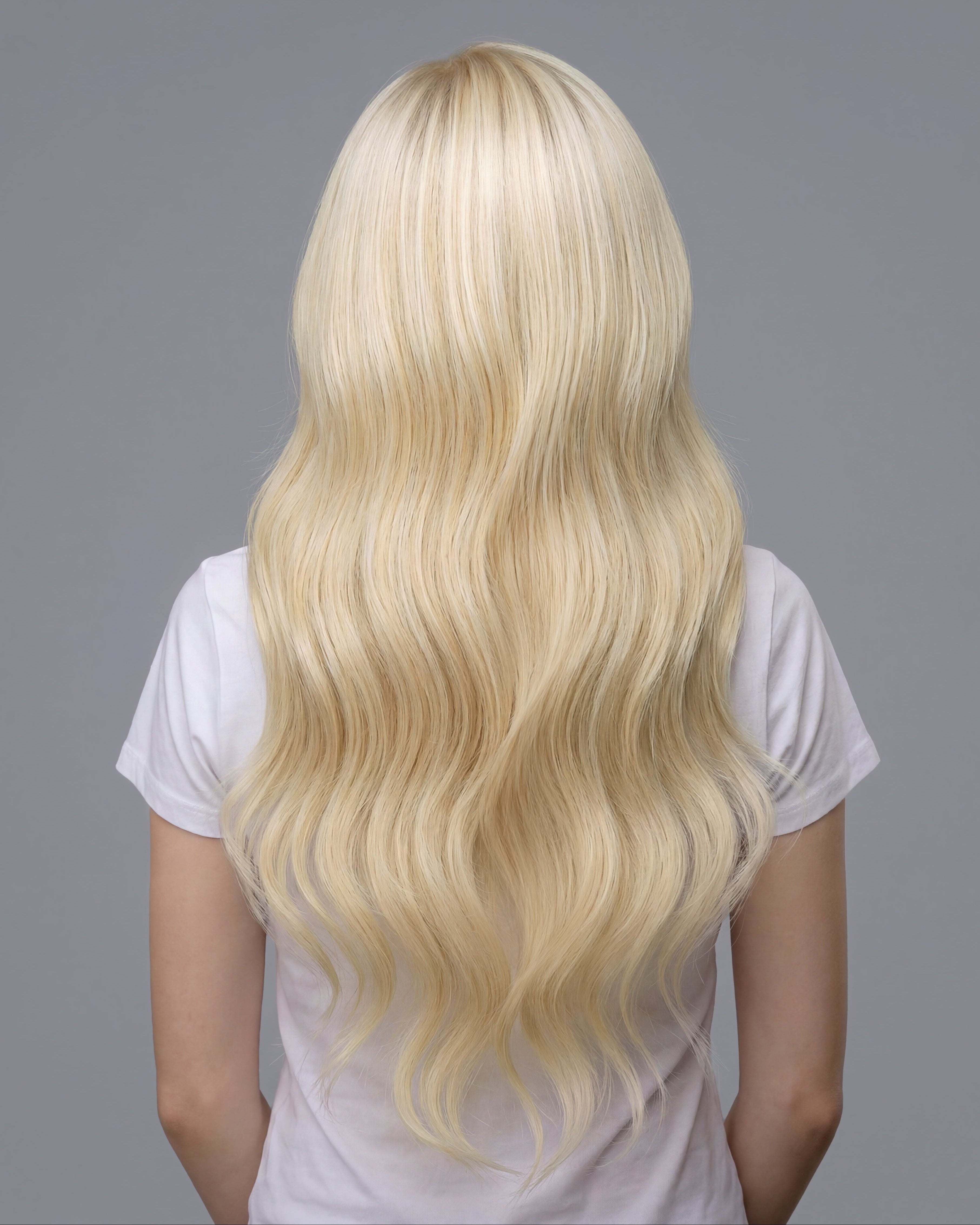 Tape-In Hair Extensions Icy Platinum Blonde #60