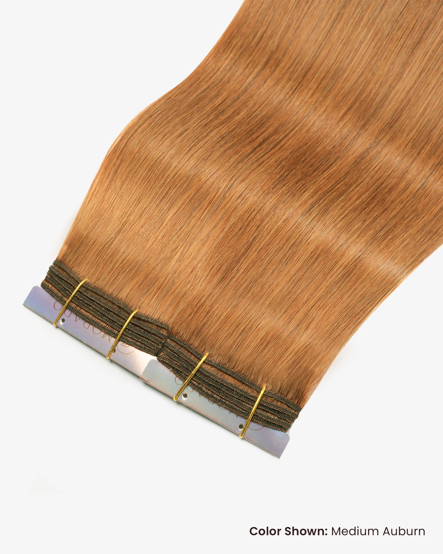 Diamond Weft Hair Extensions Medium Brown with Platinum Blonde #4/613