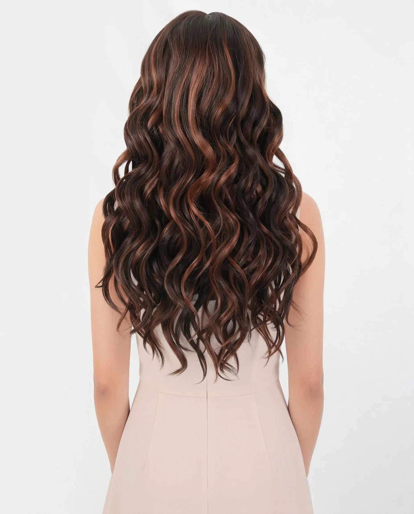 FULL WIG WITH SKIN PART EMI 22" 