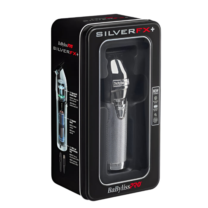 BABYLISSPRO FX+ GOLD/SILVER ALL METAL LITHIUM TRIMMER