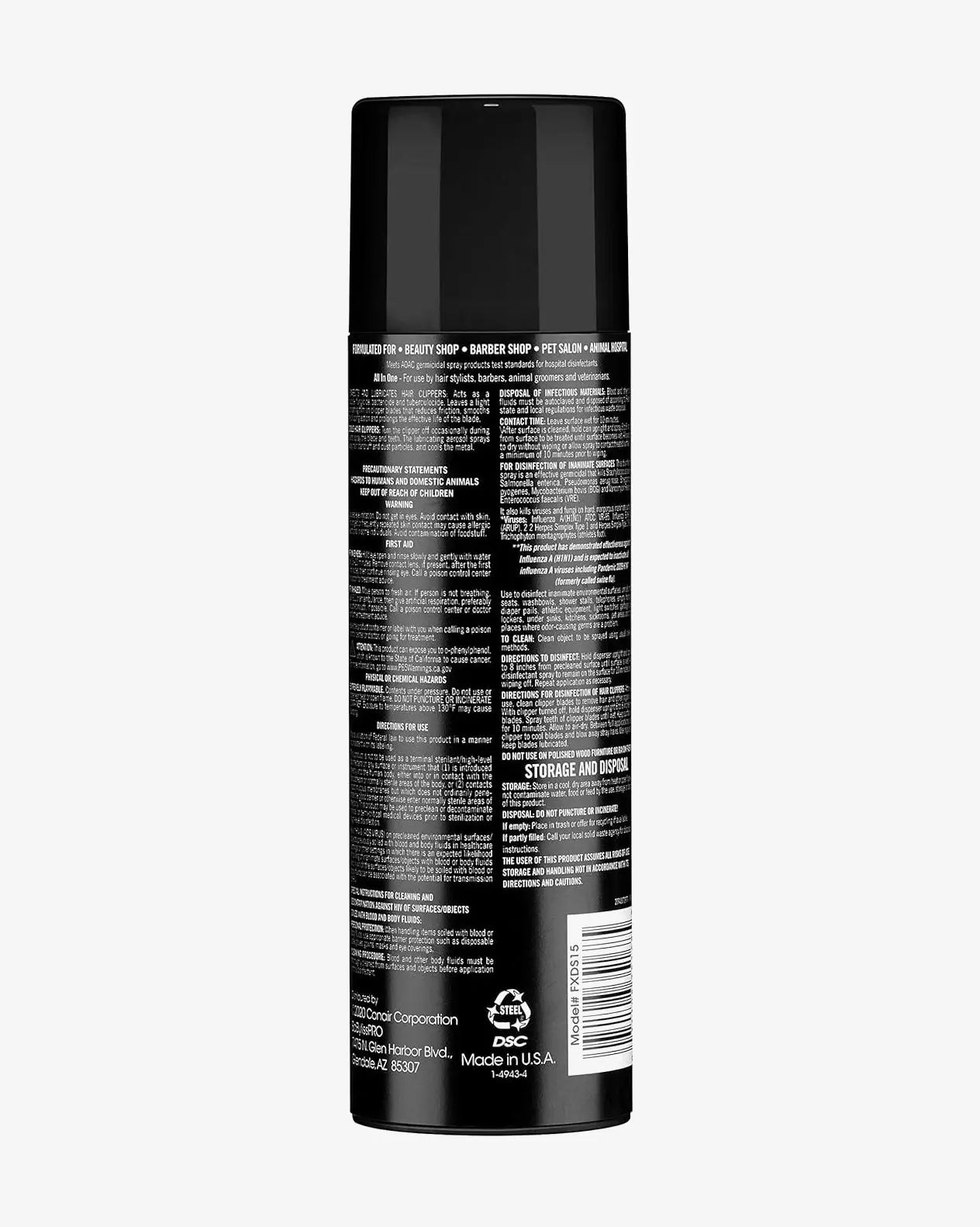 BaBylissPRO All in One Clipper Spray 15.5 Oz (FXDS15) 