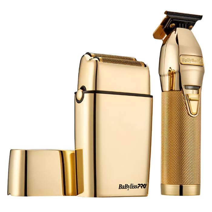 BABYLISSPRO LIMITEDFX GOLD TRIMMER & DOUBLE FOIL SHAVER COMBO