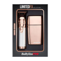 BaBylissPRO LIMITEDFX ROSE GOLD TRIMMER & DOUBLE FOIL SHAVER COMBO BaBylissPRO