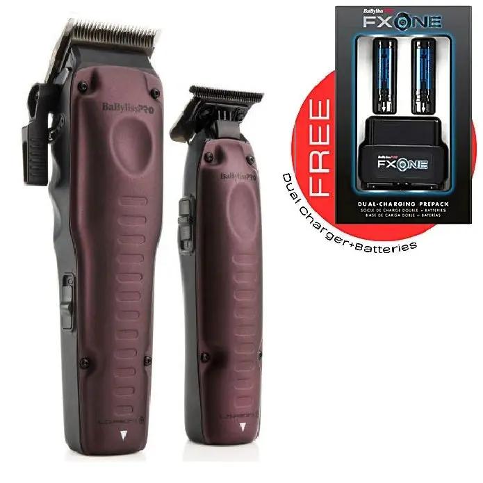 BaBylissPRO FXONE Lo-ProFX LTD ED NIGHTFALL COLLECTION CLIPPER & TRIMMER PREPACK (Bonus! Free Dual Charger) BaBylissPRO