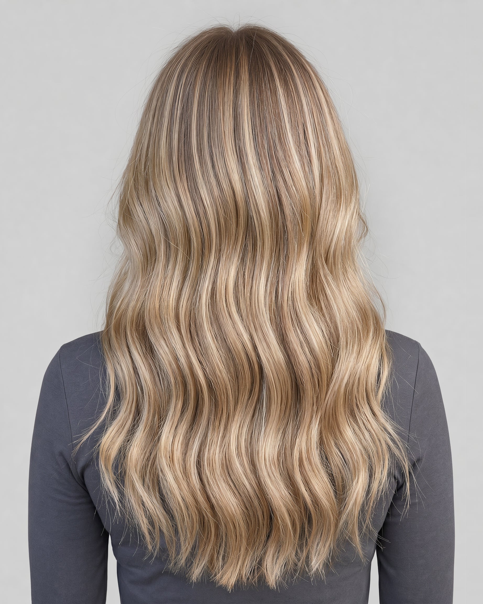 Hair Extensions Chestnut Base Blonde Balayage T4.P6.613