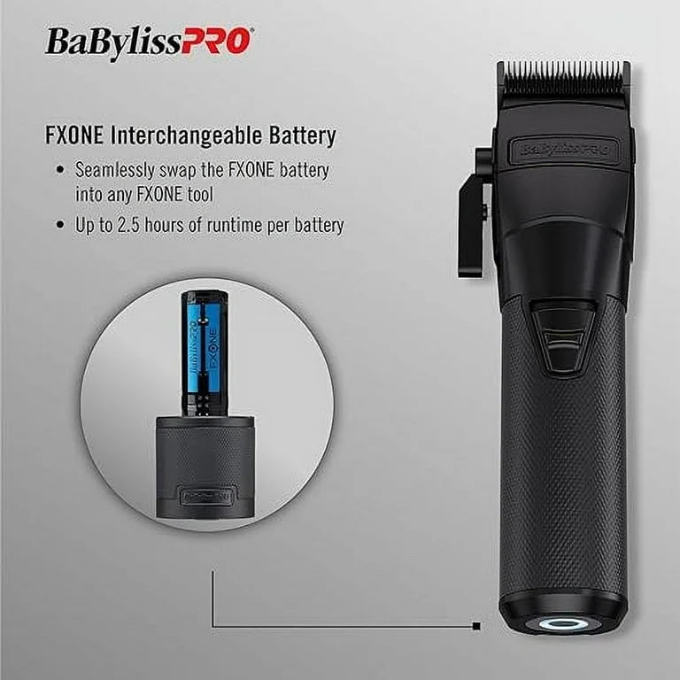 BABYLISSPRO FXONE GOLD/MATTE BLACK CORDLESS CLIPPER
