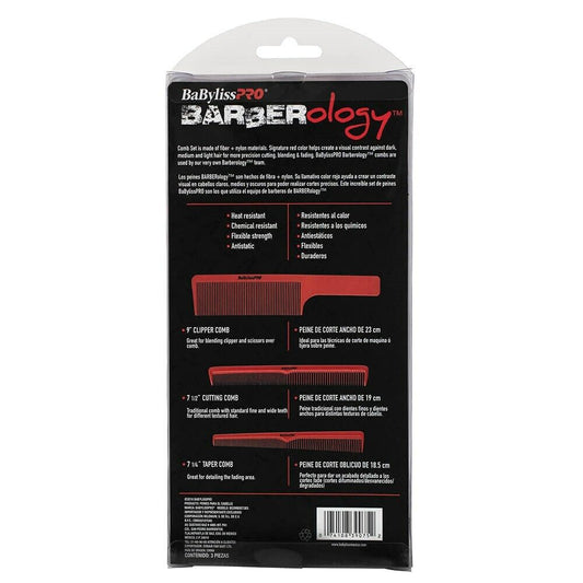 BABYLISSPRO BARBEROLOGY COMB SET