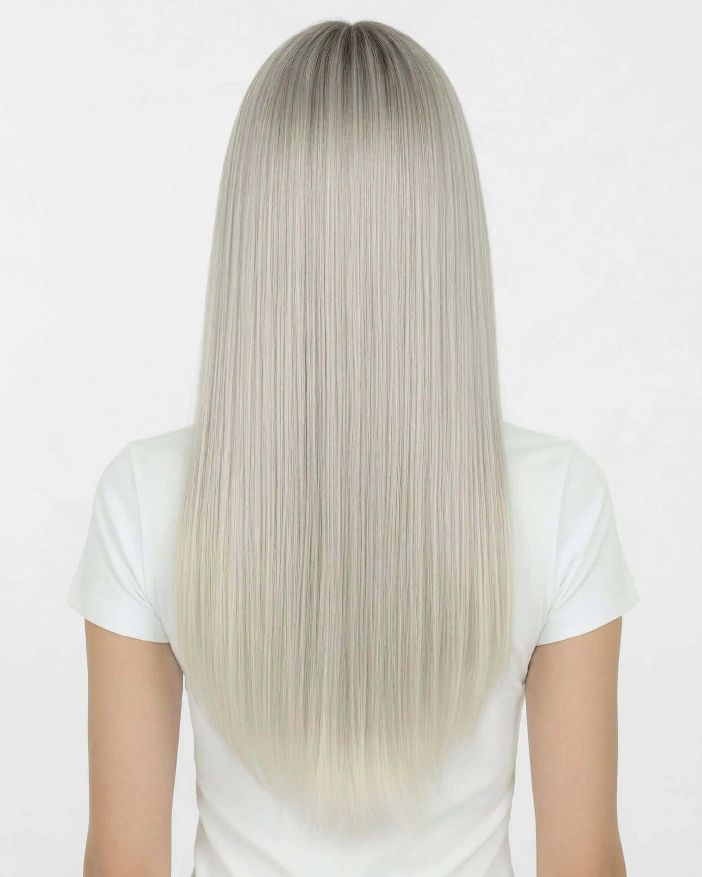 Premium Synthetic Full Wig With Skin Iris 20"