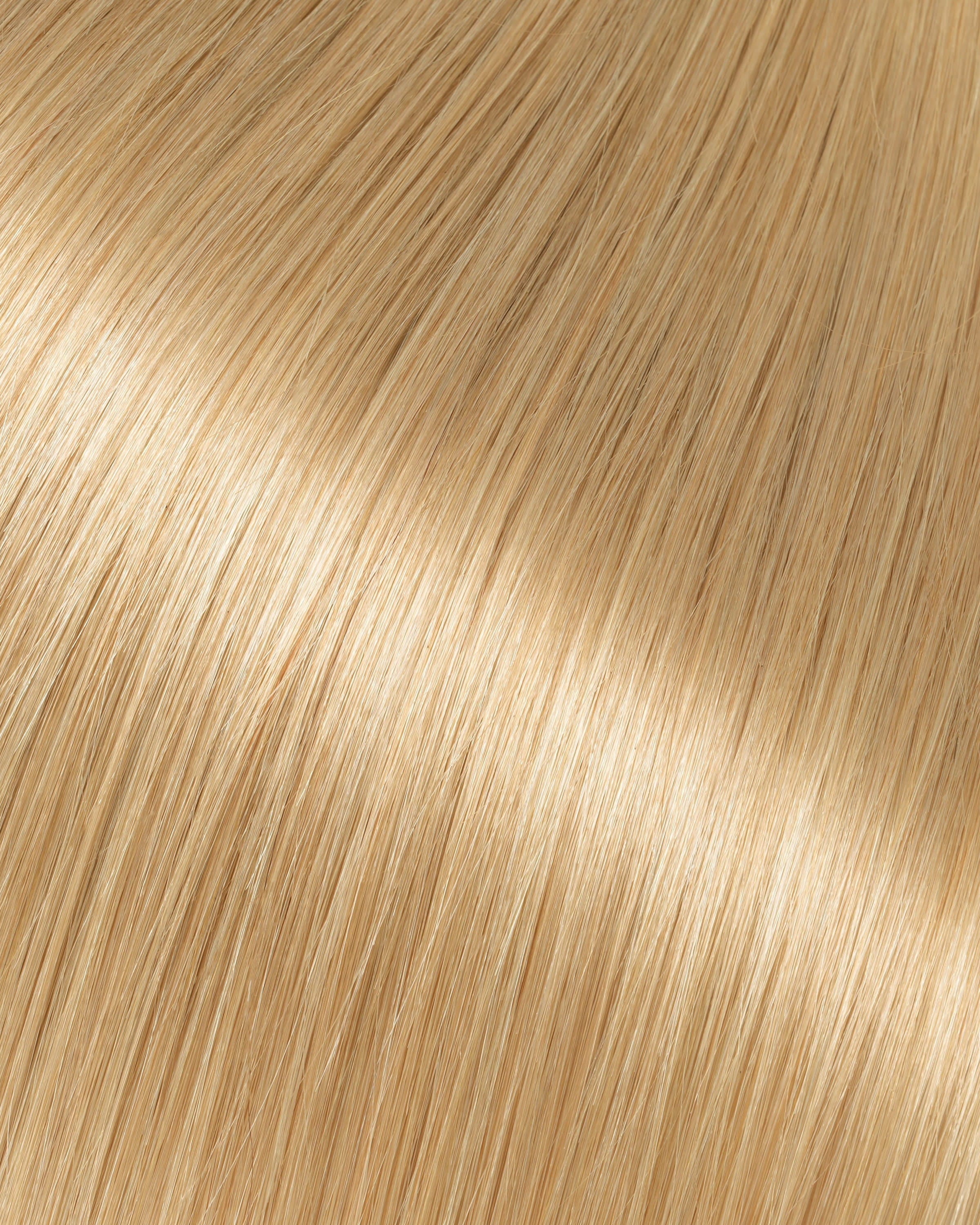 Diamond Weft Hair Extensions Light Strawberry Blonde Blend #12/22