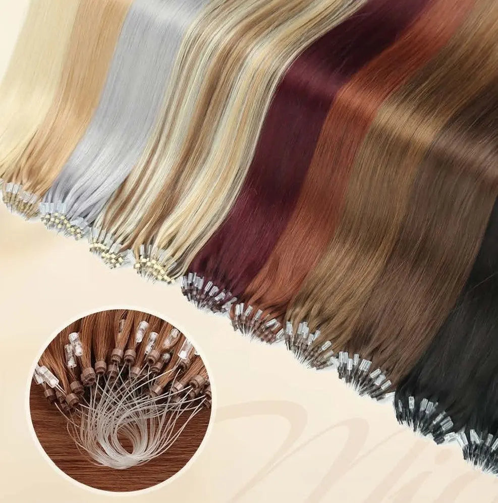 AURA SILKY MICRO LOOP HAIR EXTENSIONS Global Morado Inc.