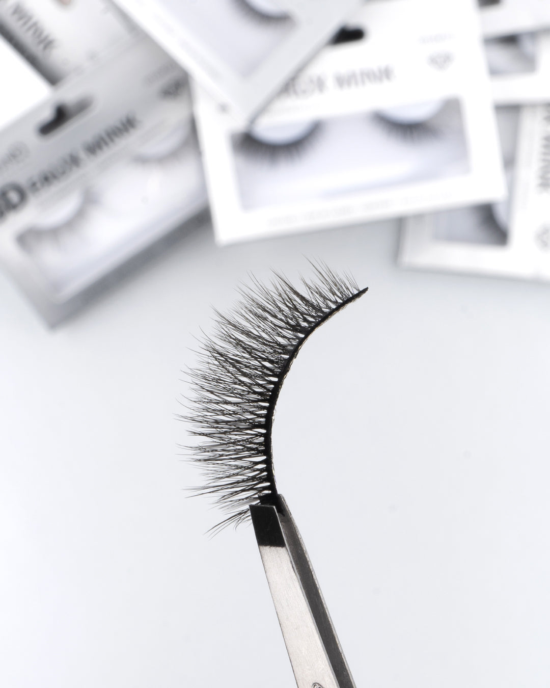 Diamond 3D Faux Mink Lashes Style #321 – Voluminous, Multi-Layered, Reusable, Dramatic Full Glam