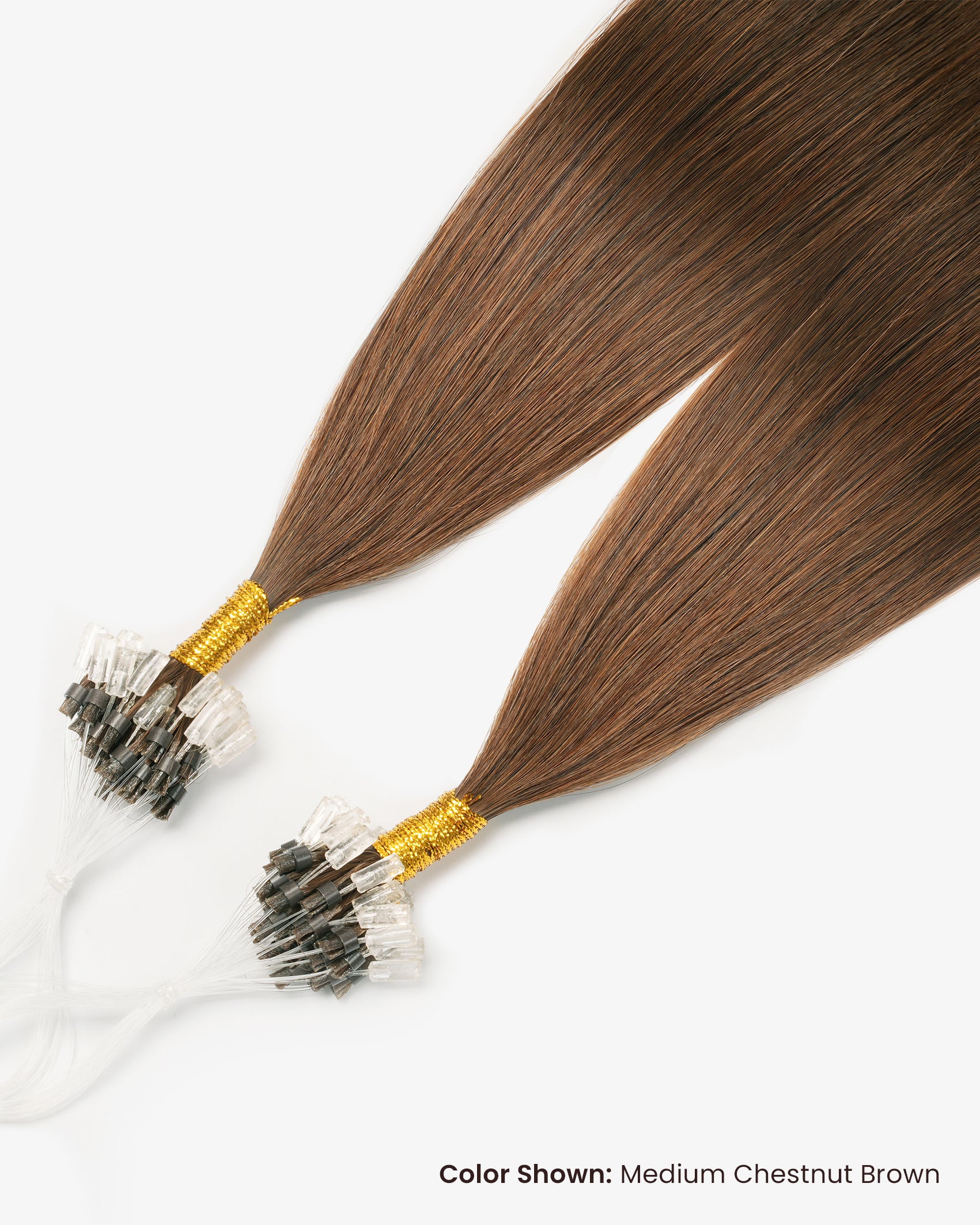 Micro Loop Hair Extensions Bronze Blonde #6