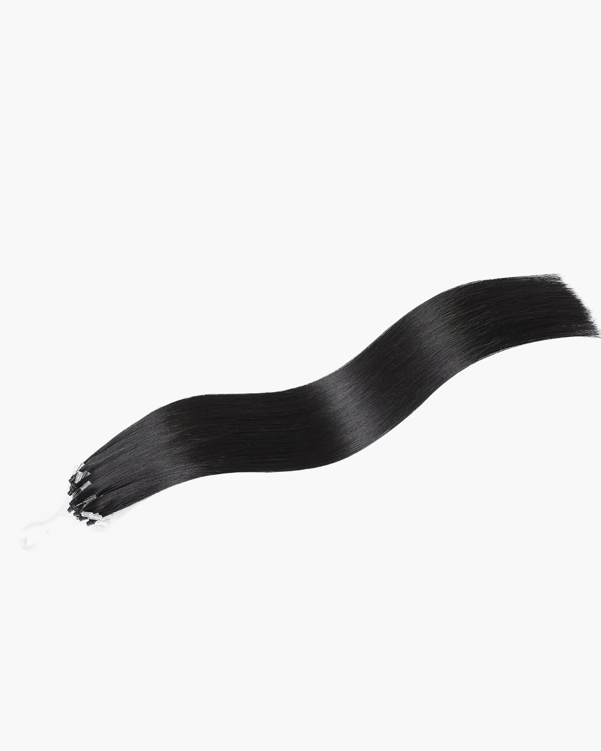 Micro Loop Hair Extensions Jet Black #1