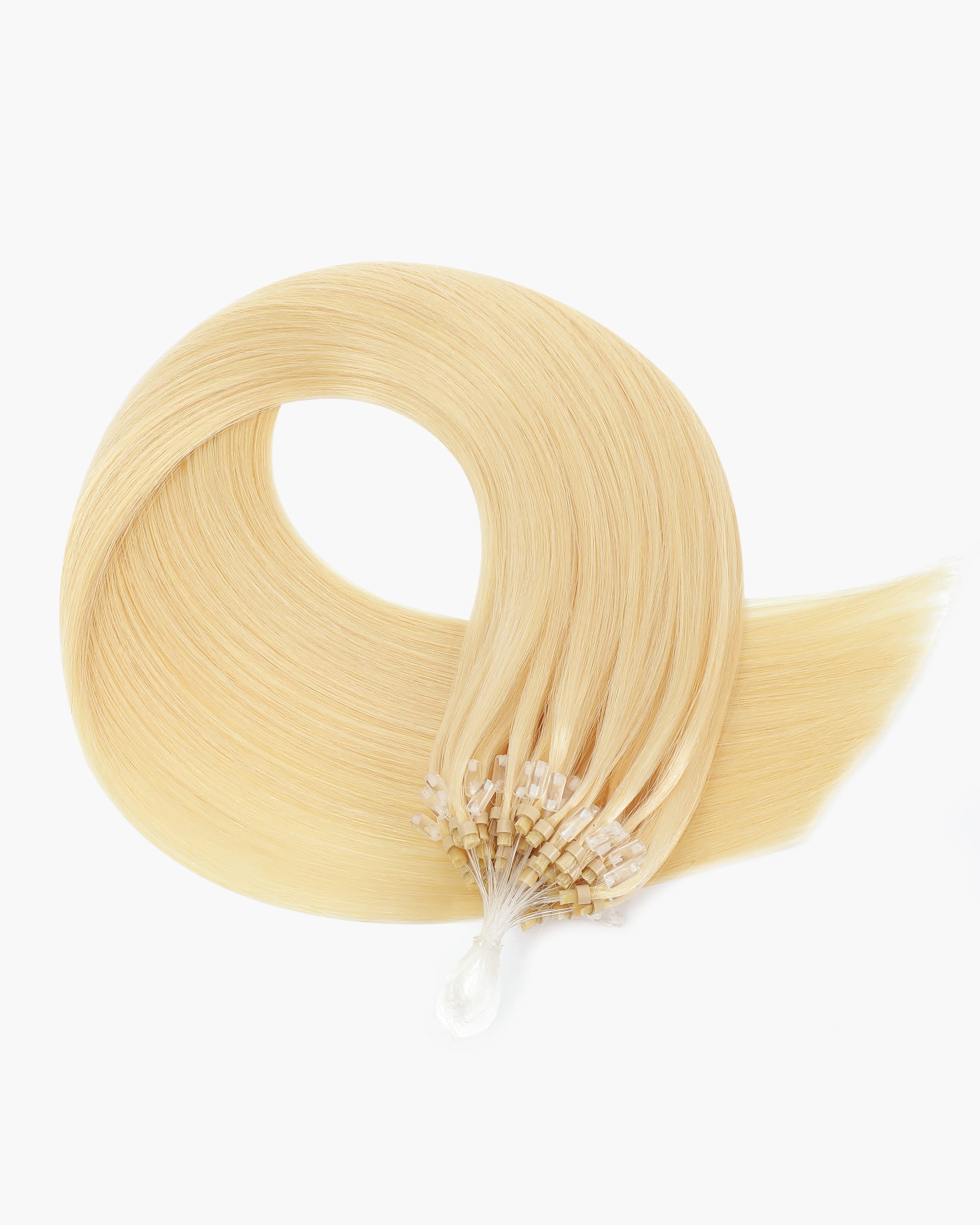 Micro Loop Hair Extensions Platinum Blonde #613