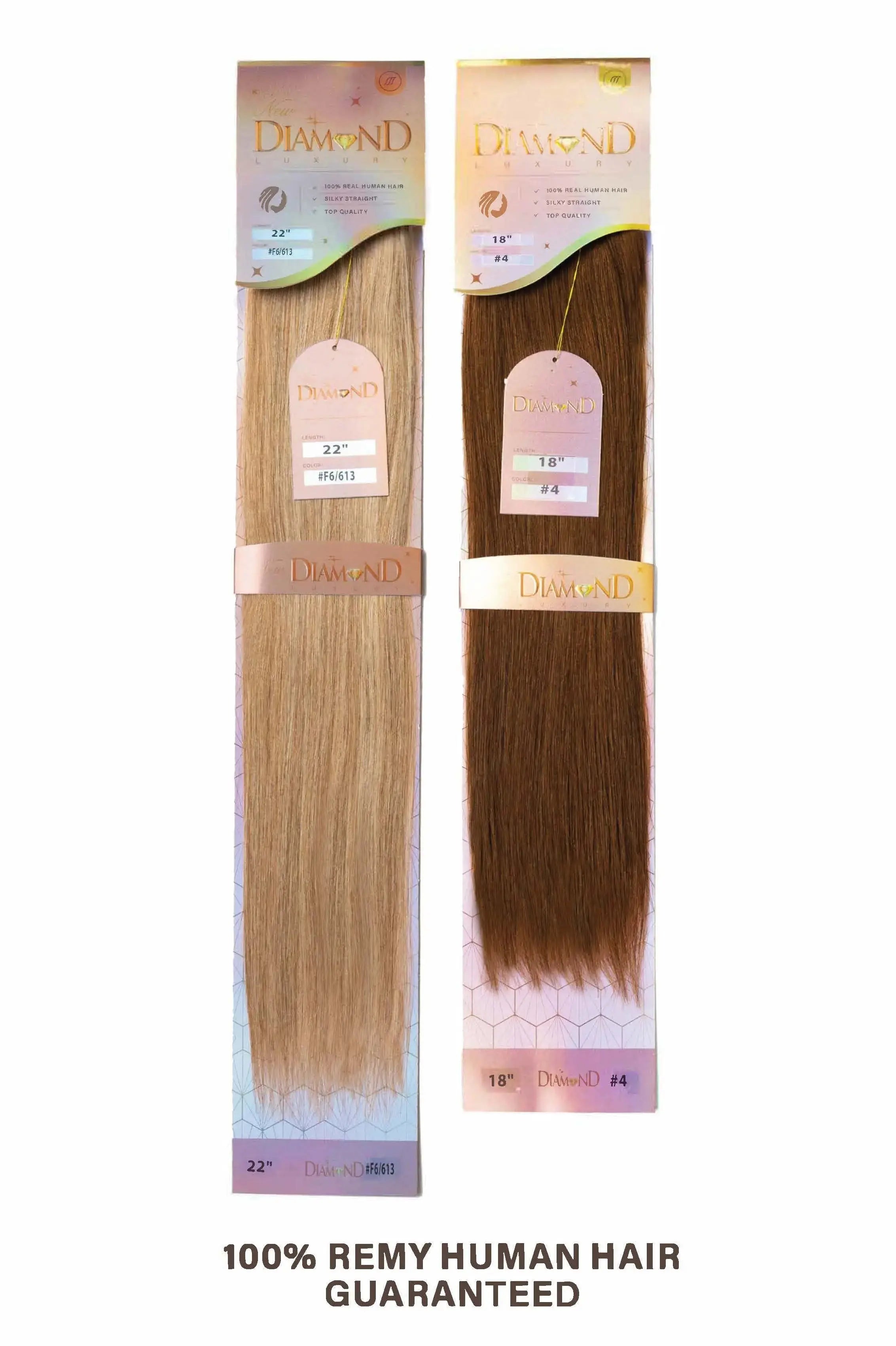 Diamond Luxury Ultra Silky Weft Hair Extensions - 100% Remy 