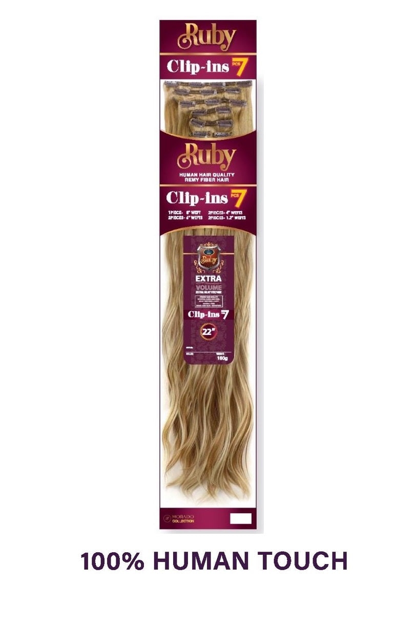 RUBY CLIP IN 7PCS SPANISH WAVE