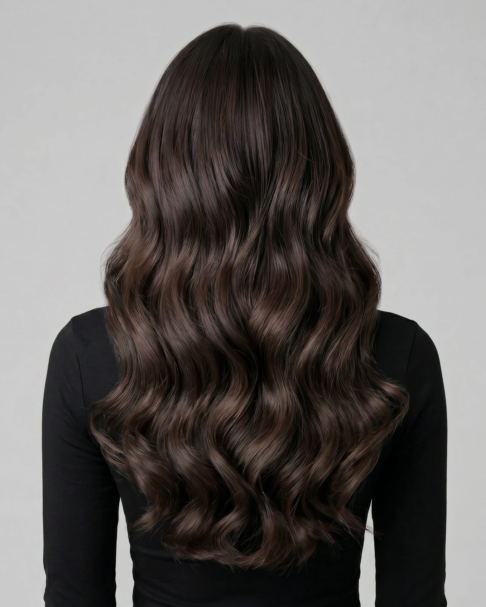 Diamond Weft Hair Extensions Dark Brown #2