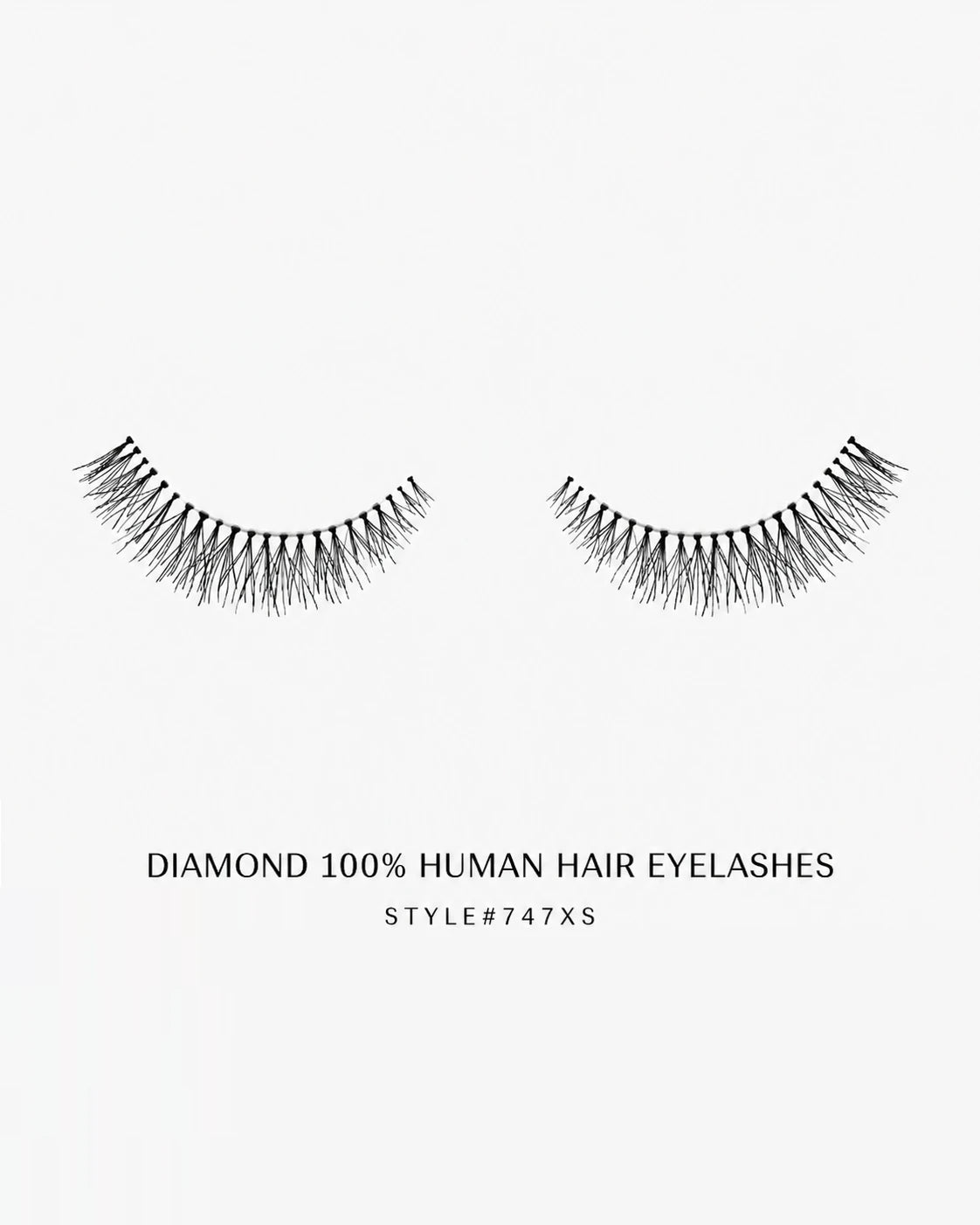 Human Hair Strip Eyelash Style 747XS