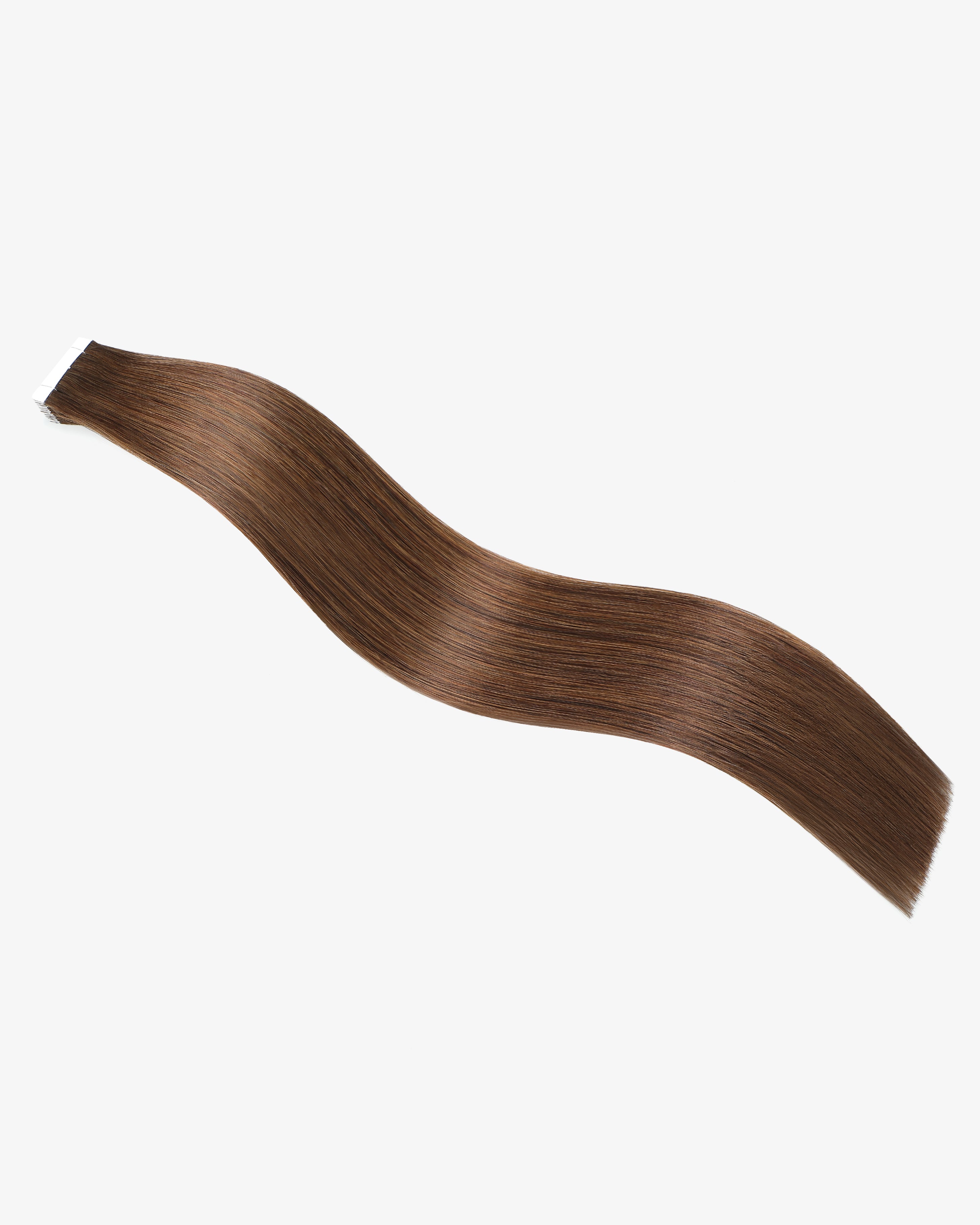 Tape-In Hair Extensions Medium Chestnut Brown #4
