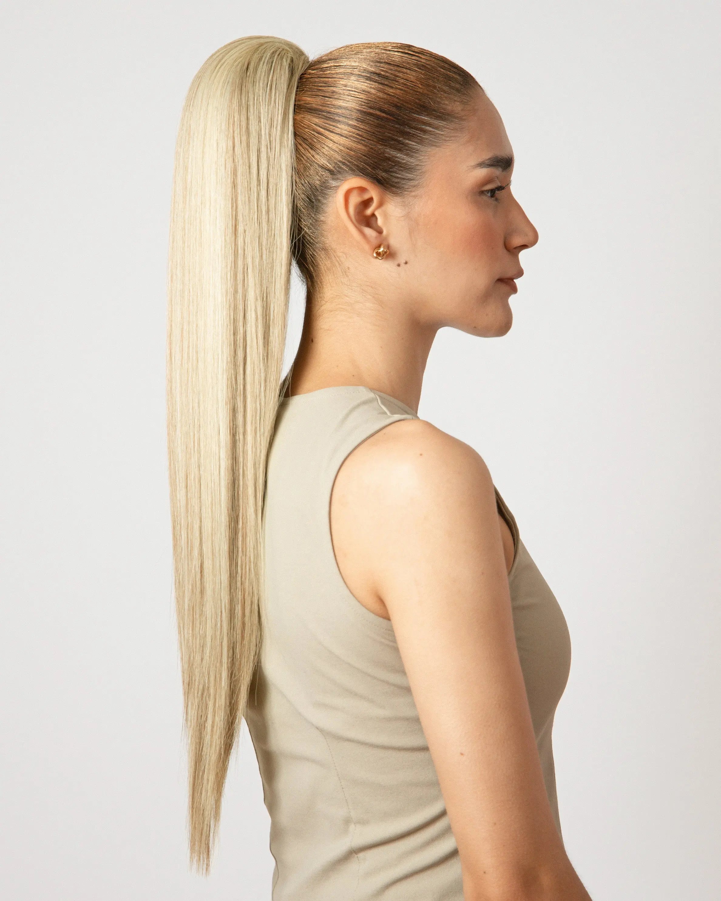Premium Synthetic Drawstring Ponytail Texas 23”