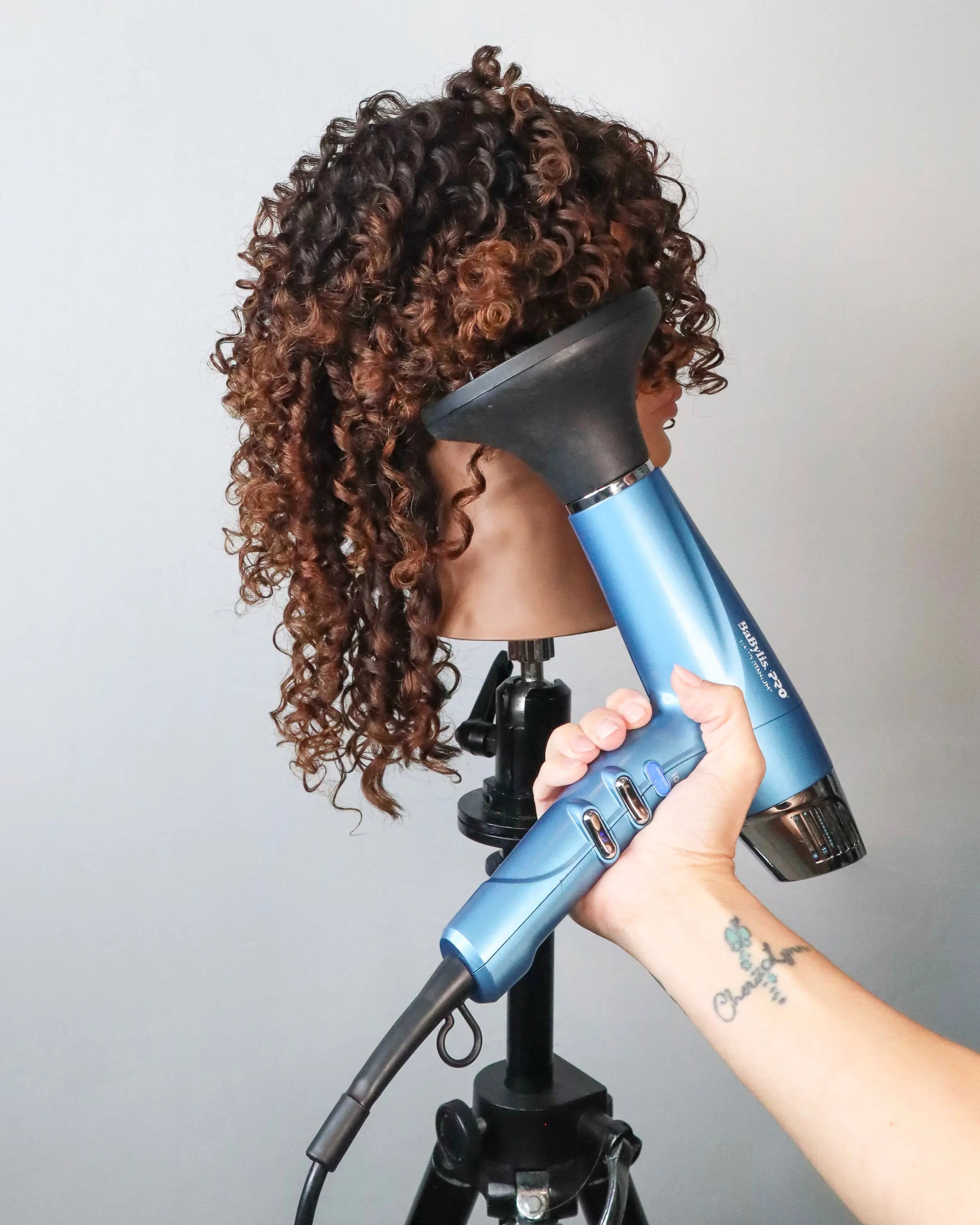 BaBylissPRO Nano Titanium Pro High-Speed Dual Ionic Dryer – 1875W Professional Hair Dryer with Adjustable Ion Control