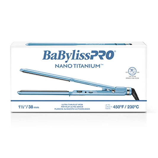 BABYLISSPRO NANO TITANIUM 1½" ULTRA-THIN FLAT IRON