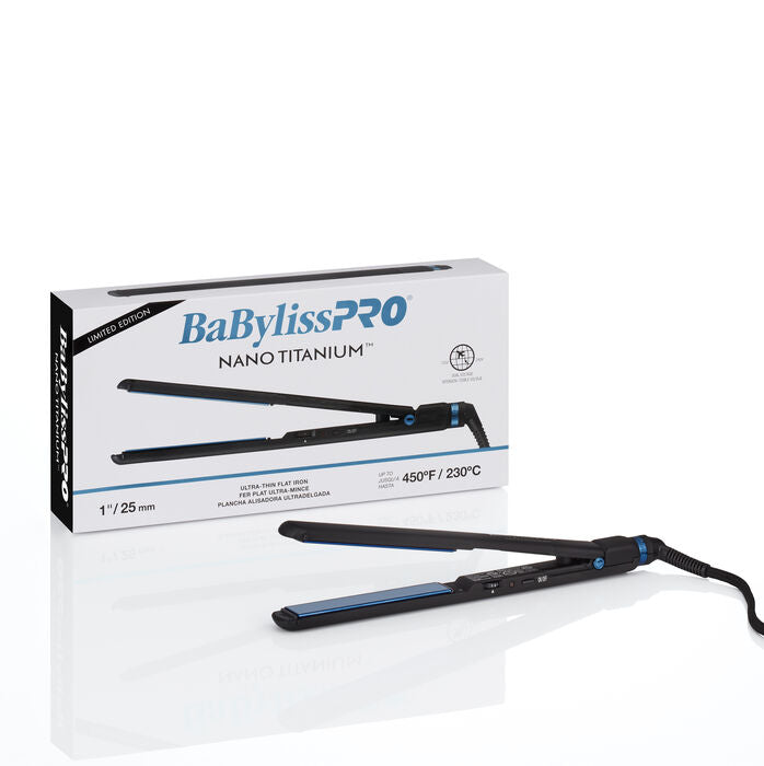 BABYLISSPRO NANO TITANIUM 1" ULTRA-THIN STRAIGHTENER