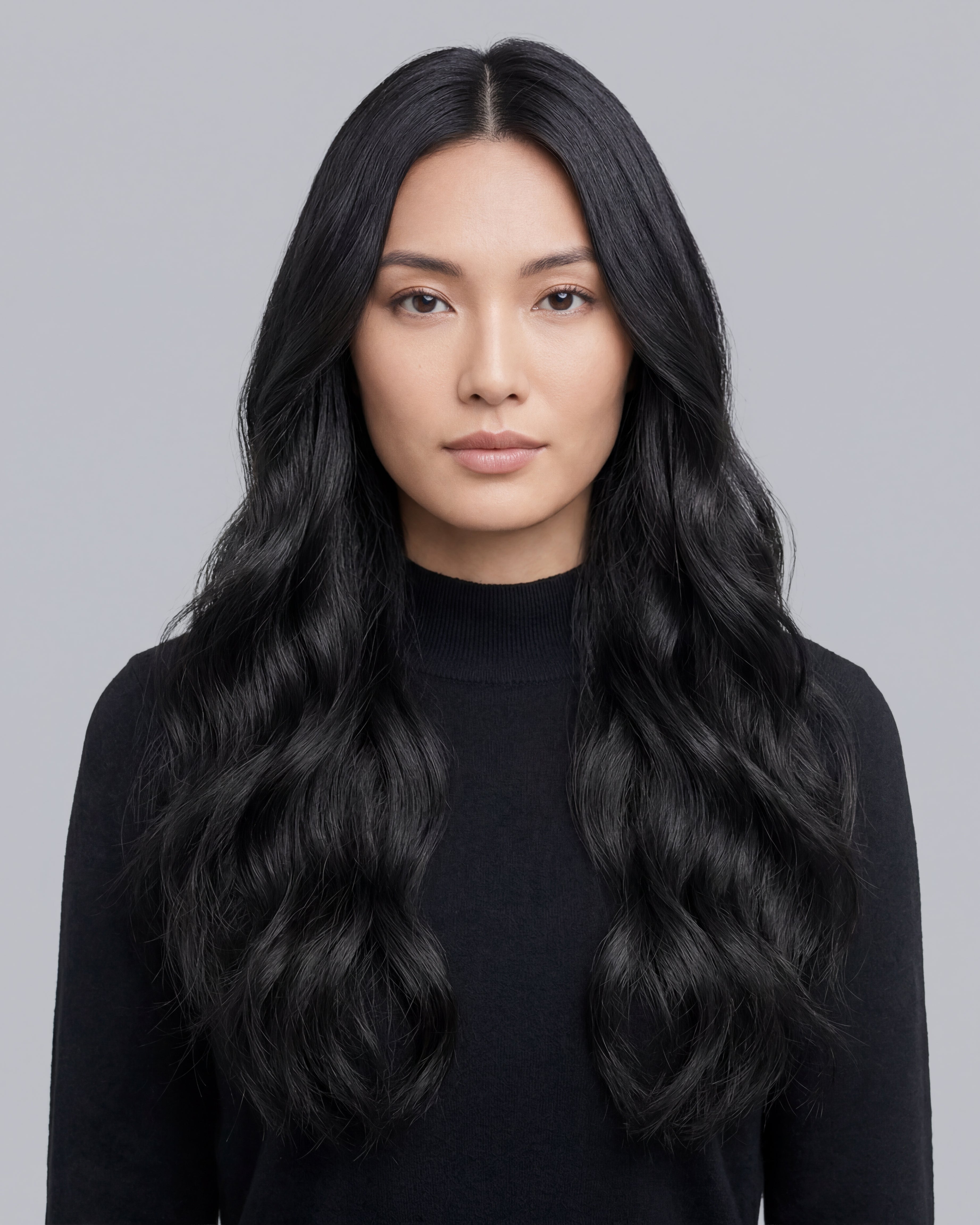Clip-In Hair Extensions Jet Black #1