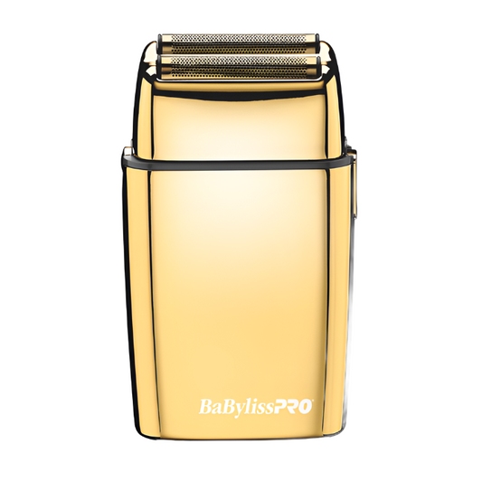 BABYLISSPRO FX02 GOLD/SILVER DOUBLE FOIL CORDLESS SHAVER