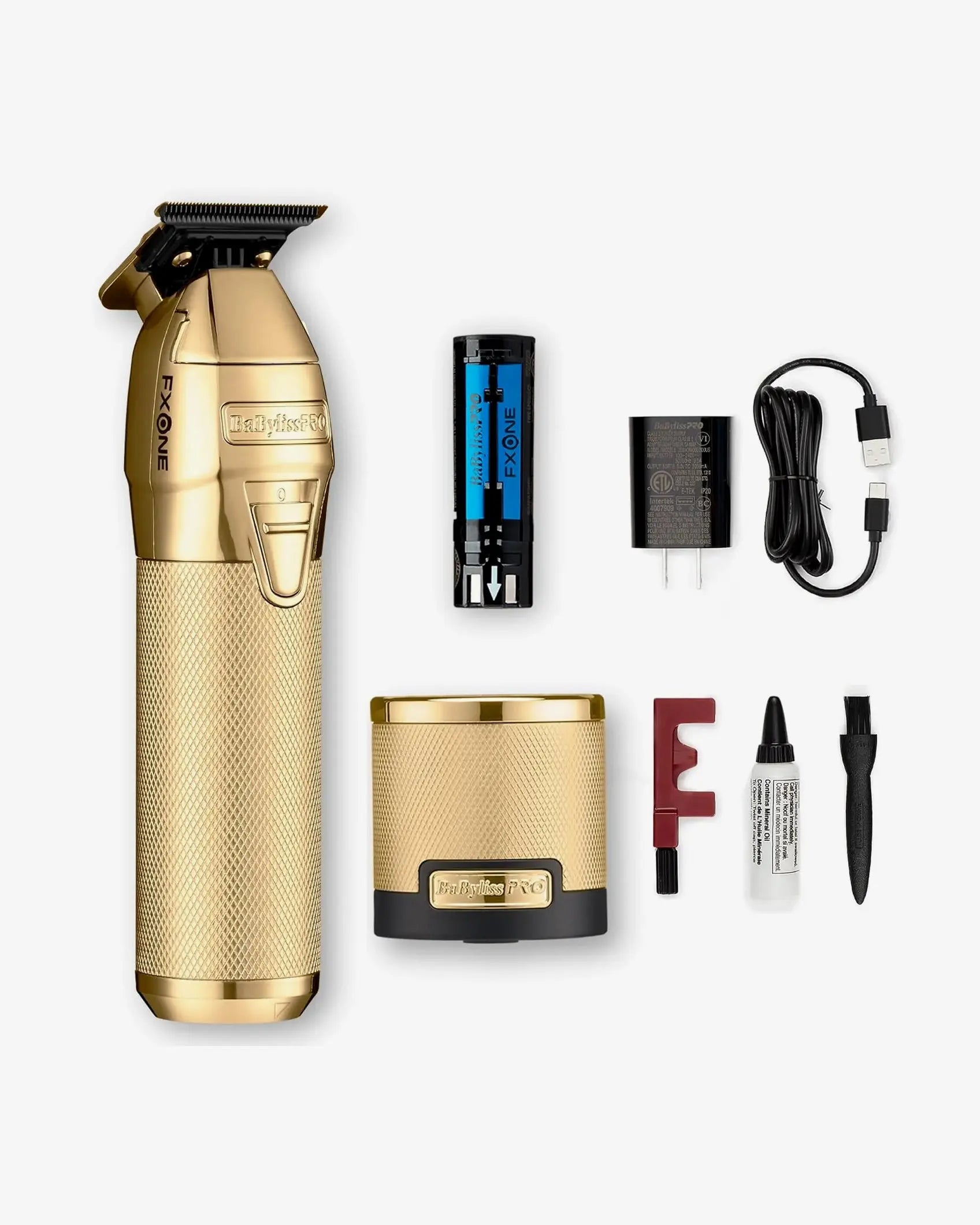 BaBylissPRO FXONE GOLD/ MATTE BLACK CORDLESS TRIMMER Global Morado Inc.