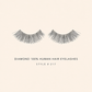 Diamond 100% Human Hair Eyelashes Style #217 – Handmade, Natural Look, Soft Bands, Reusable Lashes
