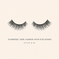 Diamond 100% Human Hair Eyelashes Style #46 – Handmade, Natural Look, Soft Bands, Reusable Lashes