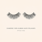 Diamond 100% Human Hair Eyelashes  Style #82 – Handmade, Natural Look, Soft Bands, Reusable Lashes