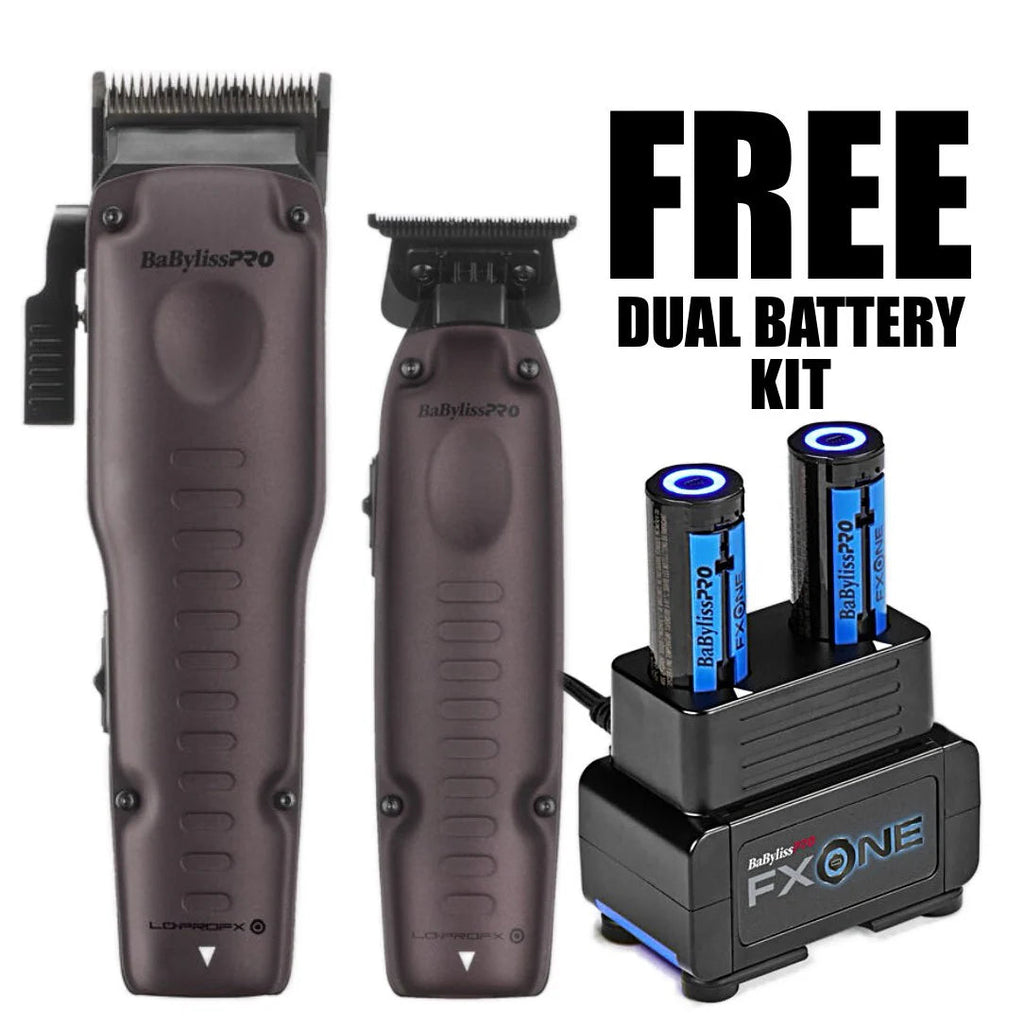 BaBylissPRO FXONE Lo-ProFX Ltd Ed Nightfall Collection Clipper & Trimmer Prepack (Free Dual Charger Included) BaBylissPRO