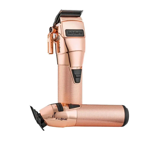 BaBylissPRO FXONE CLIPPER/TRIMMER PREPACK ROSE GOLD (Bonus! Free Dual Charger) BaBylissPRO