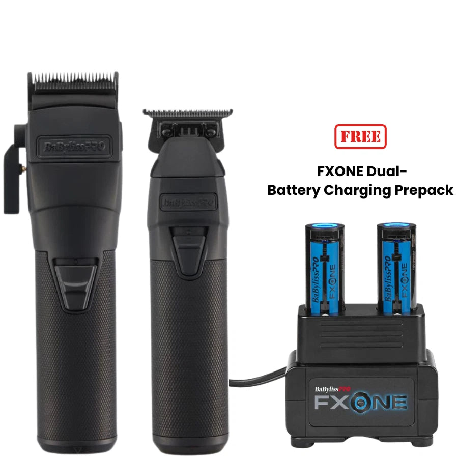 BaBylissPRO FXONE Clipper & Trimmer Prepack Matte Black Tools Only (Free Dual  Charger Included) BaBylissPRO