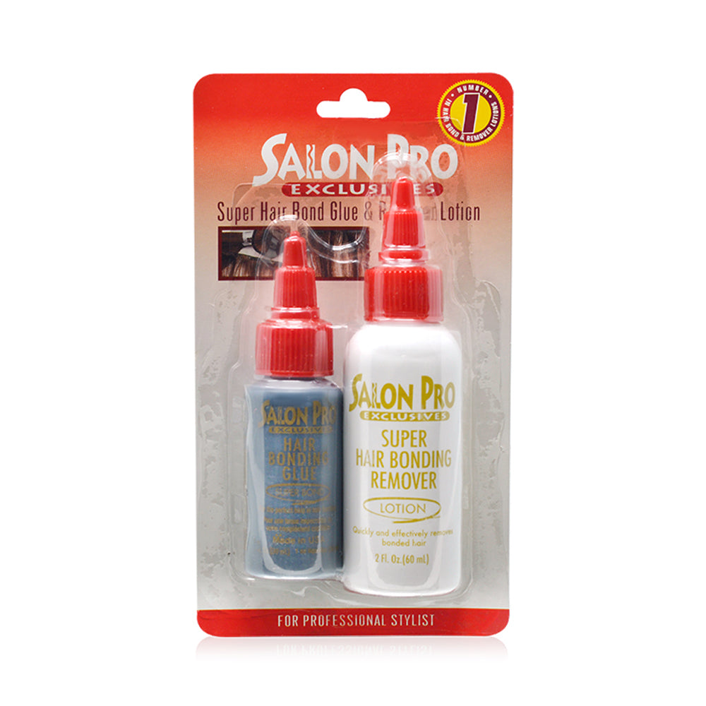 SALON PRO GLUE 1oz & REMOVER LOTION 2oz COMBO (BLISTER PACK)