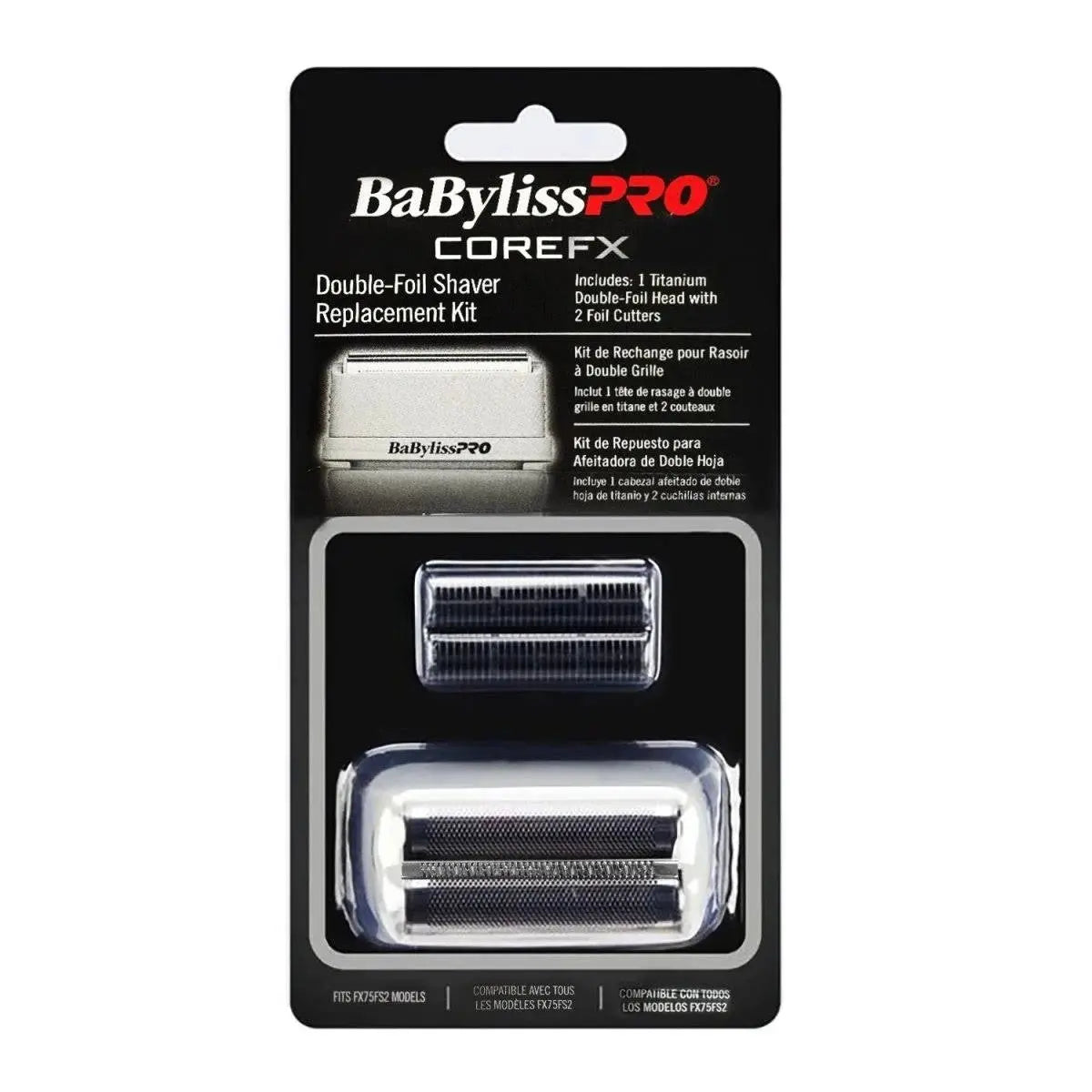 BaBylissPRO Replacement Foil and Cutter for FOILFX02 Cord/Cordless Metal Double-Foil Shaver BaBylissPRO