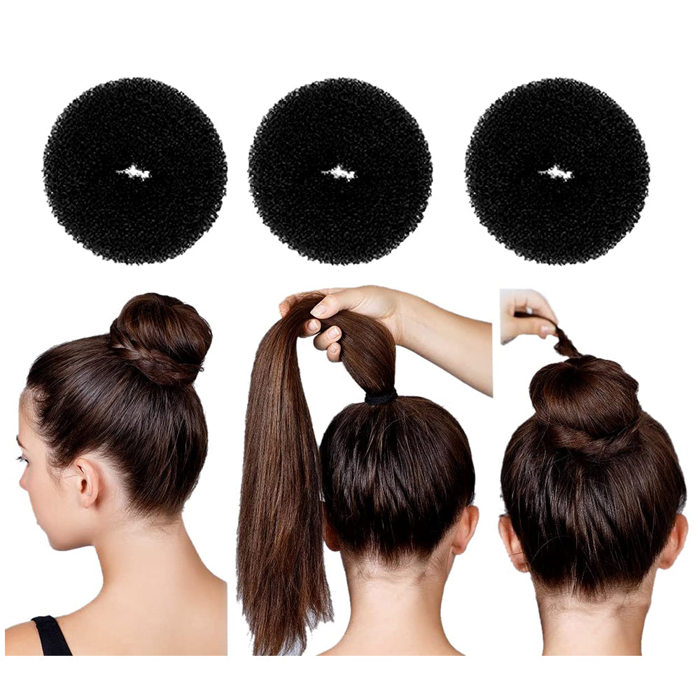 LARGE HAIR DONUT BUN-BLACK, BLONDE, BROWN